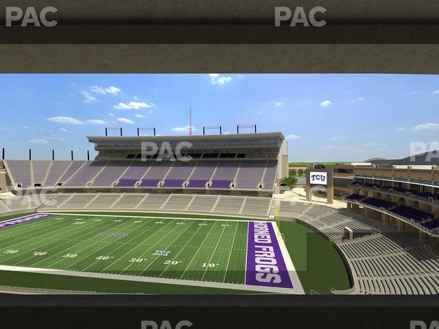 Seating view for Amon G Carter Stadium Section Champions Suite 3