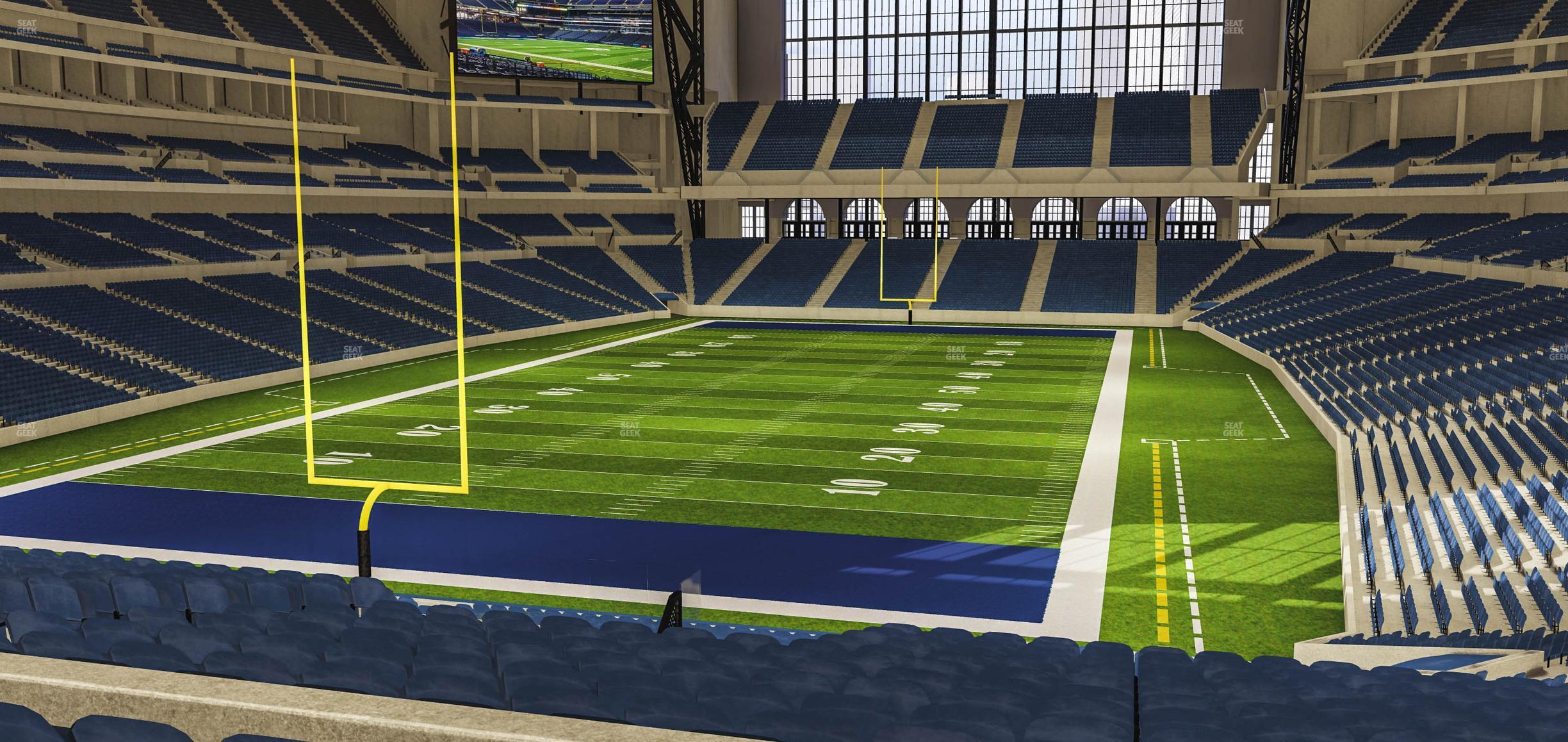 Seating view for Lucas Oil Stadium Section 224