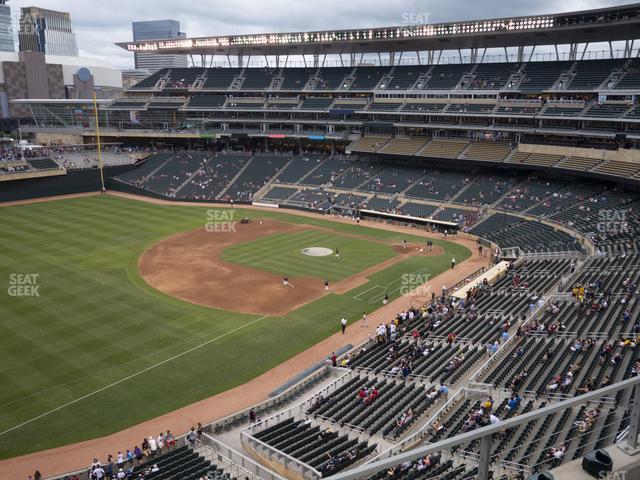 Seating view for Target Field Section 226