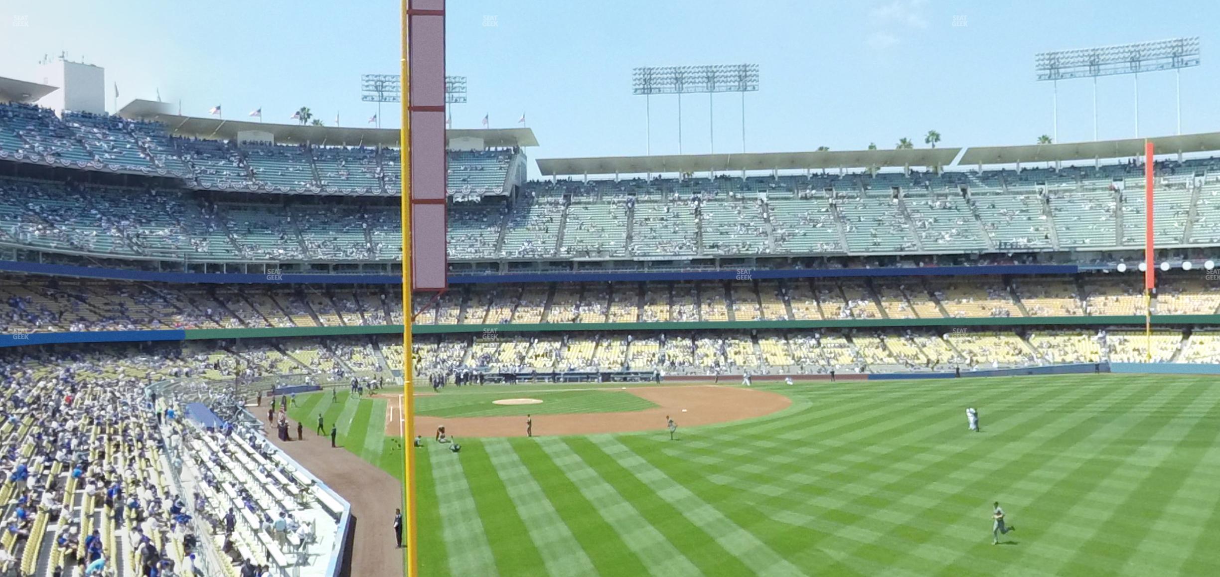 Seating view for Dodger Stadium Section 168 Lg