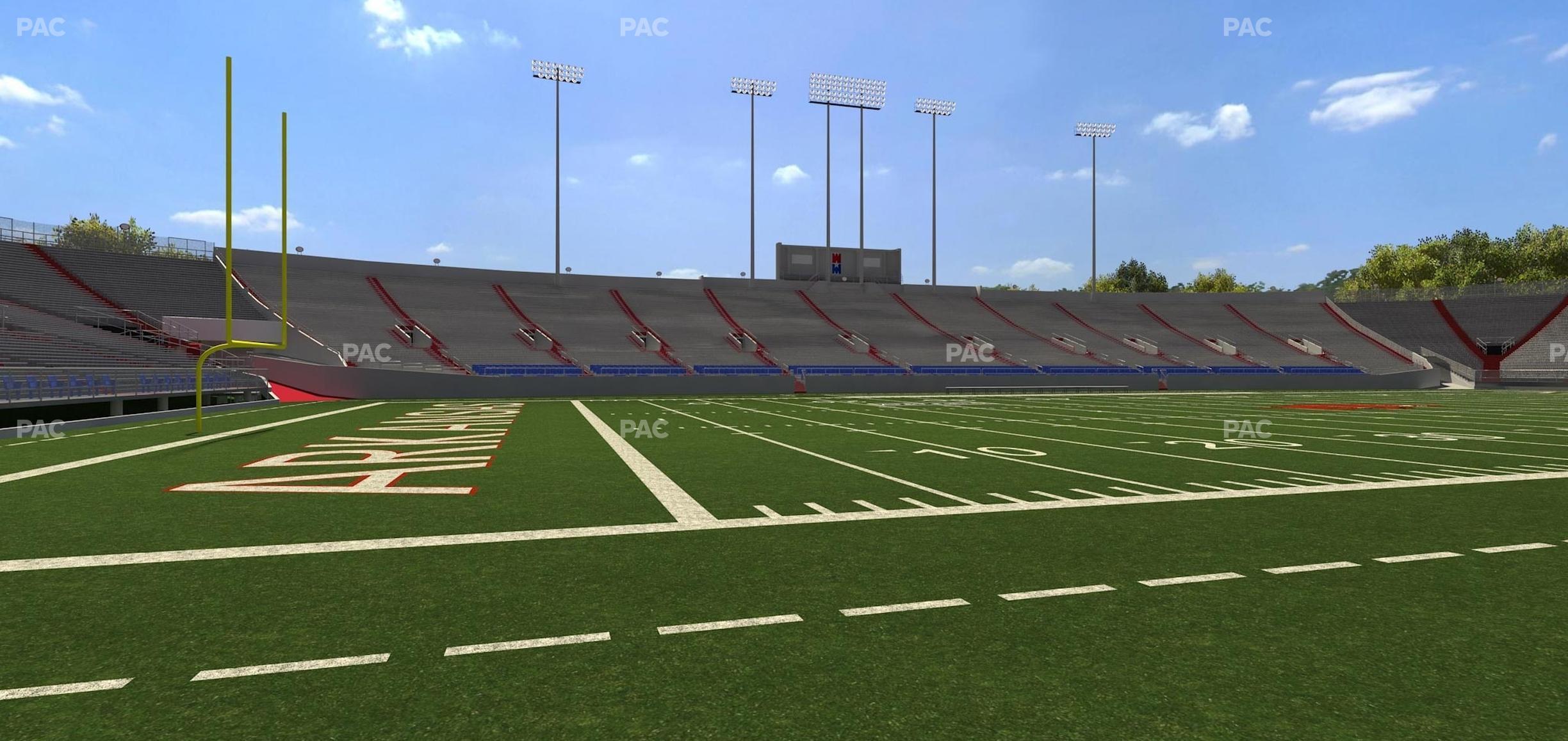 Seating view for War Memorial Stadium (Little Rock) Section 30