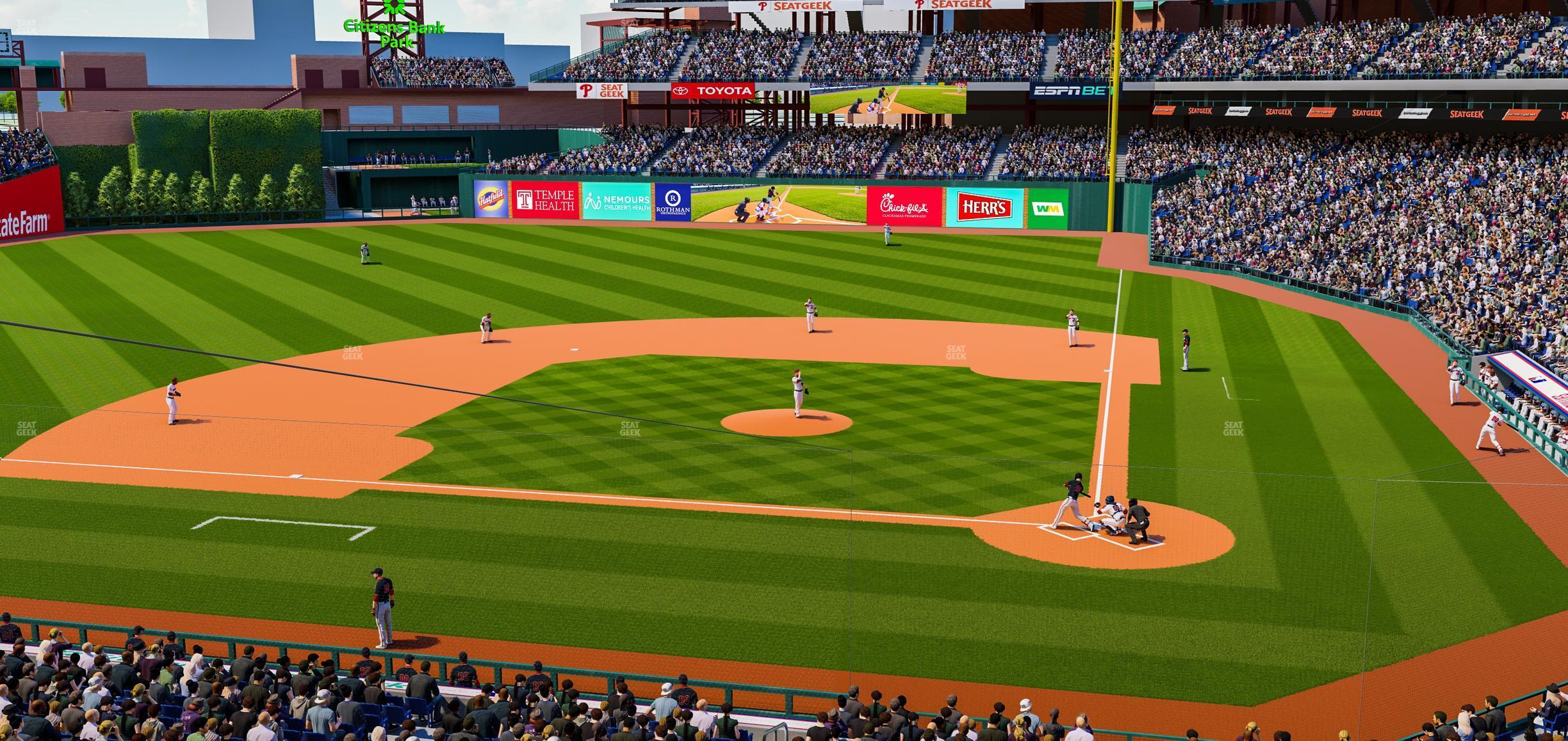 Seating view for Citizens Bank Park Section Suite 25