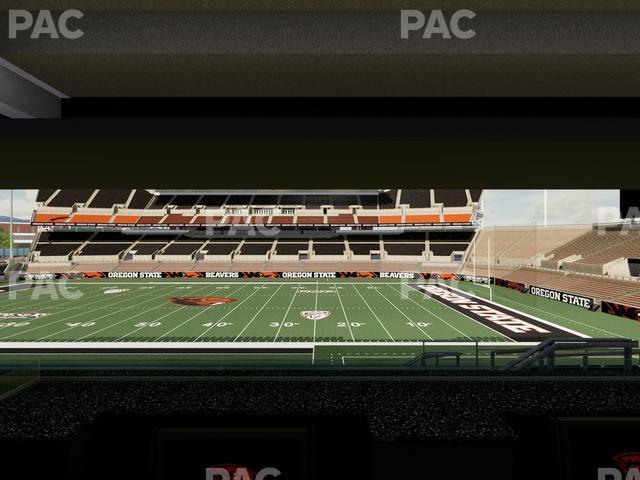 Seating view for Reser Stadium Section Box 3