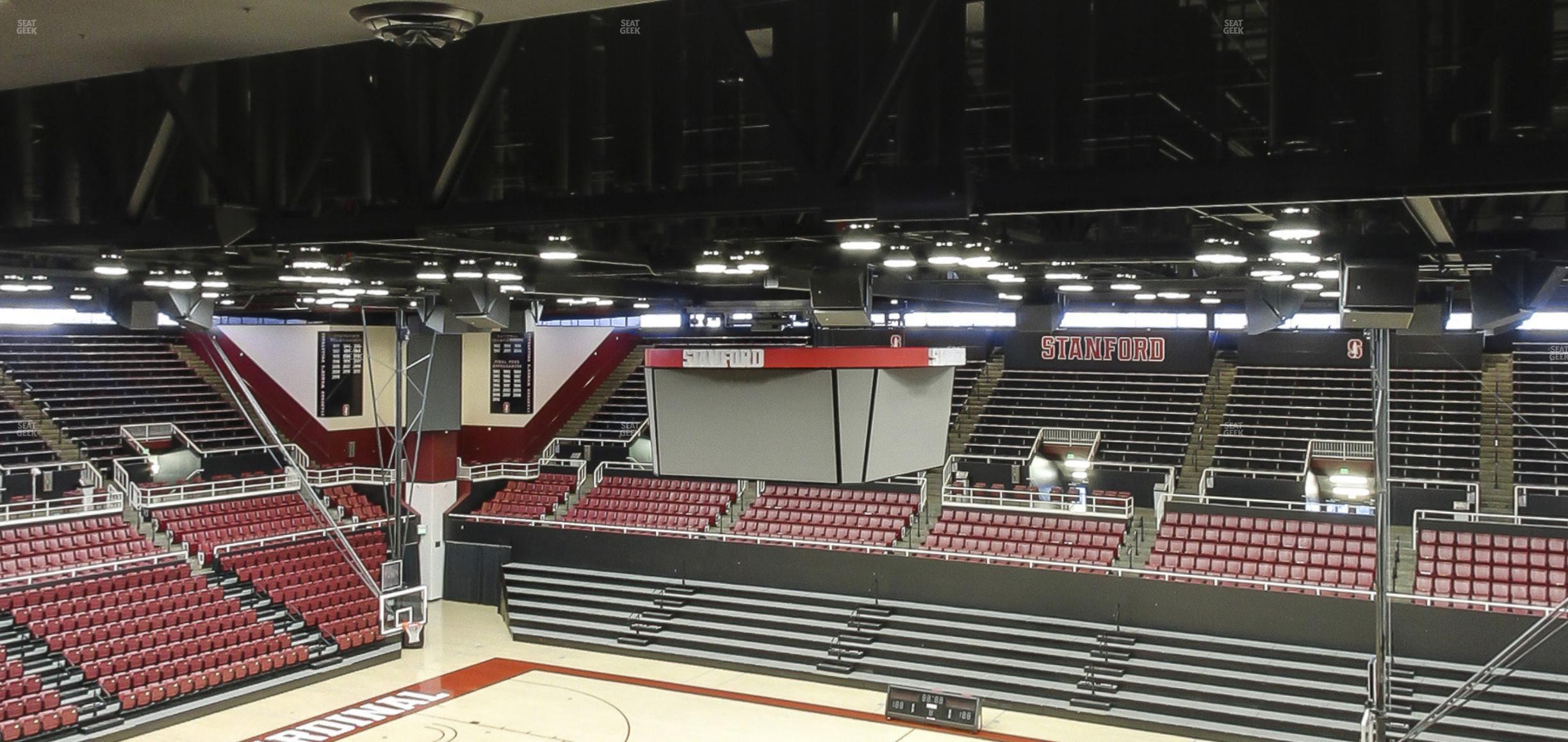 Seating view for Maples Pavilion Section 4