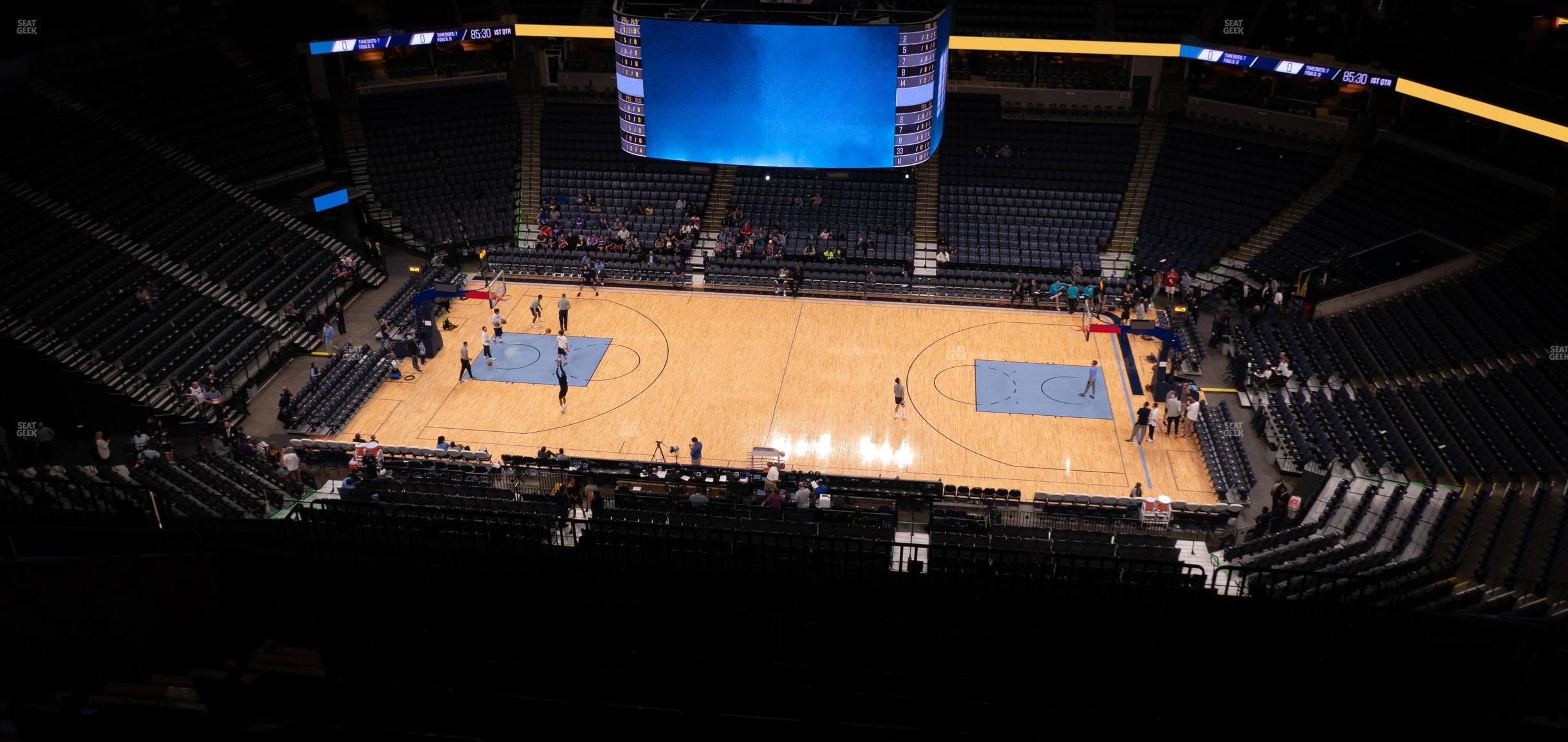 Seating view for FedExForum Section 209