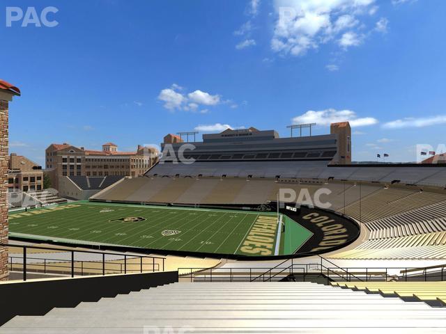 Seating view for Folsom Field Section 203