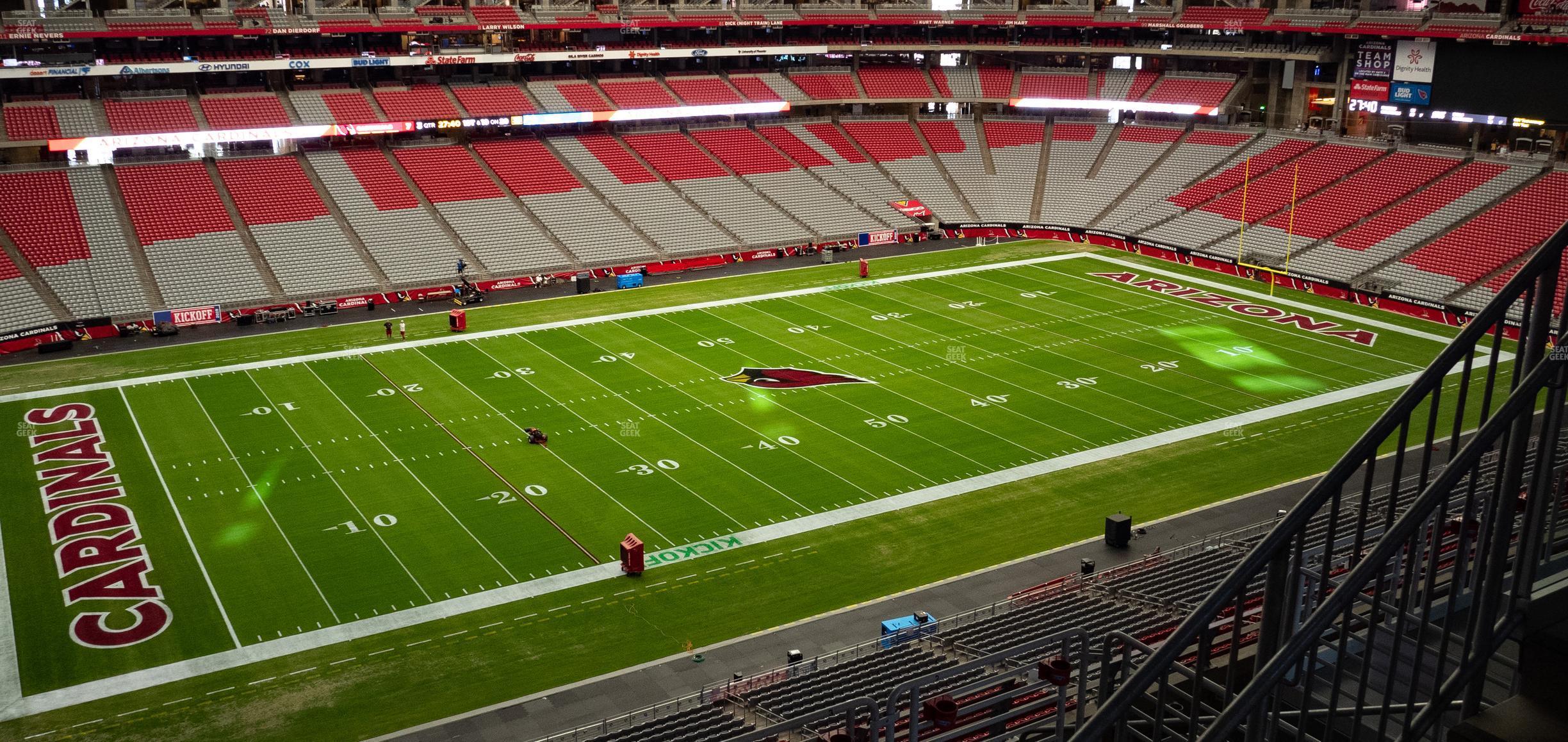 Seating view for State Farm Stadium Section Ring Of Honor Wc 449