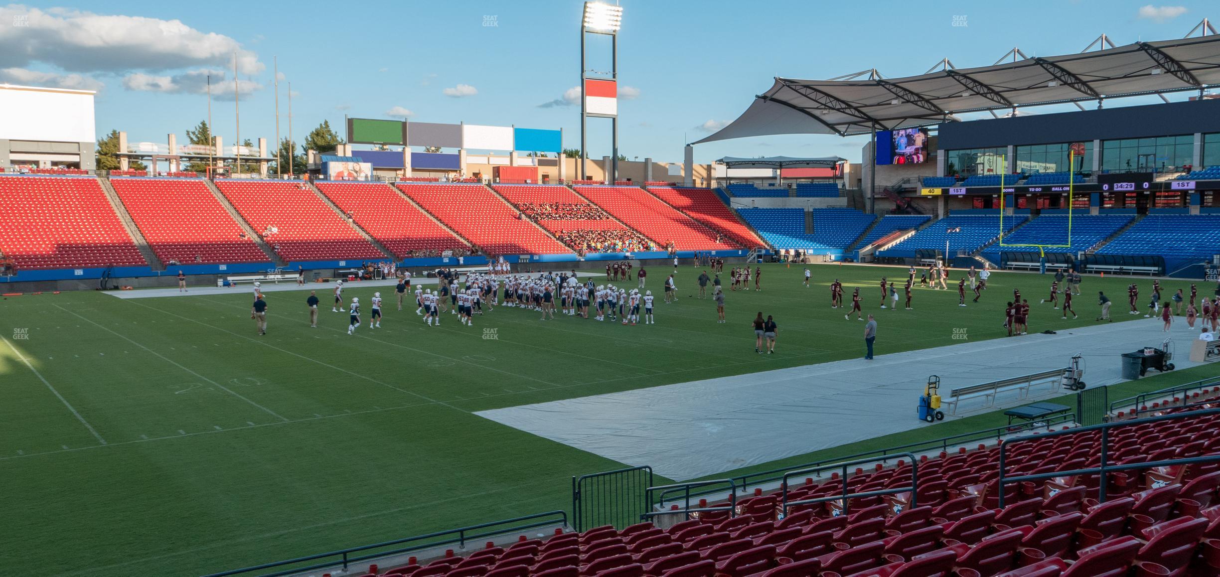 Seating view for Toyota Stadium Section 103