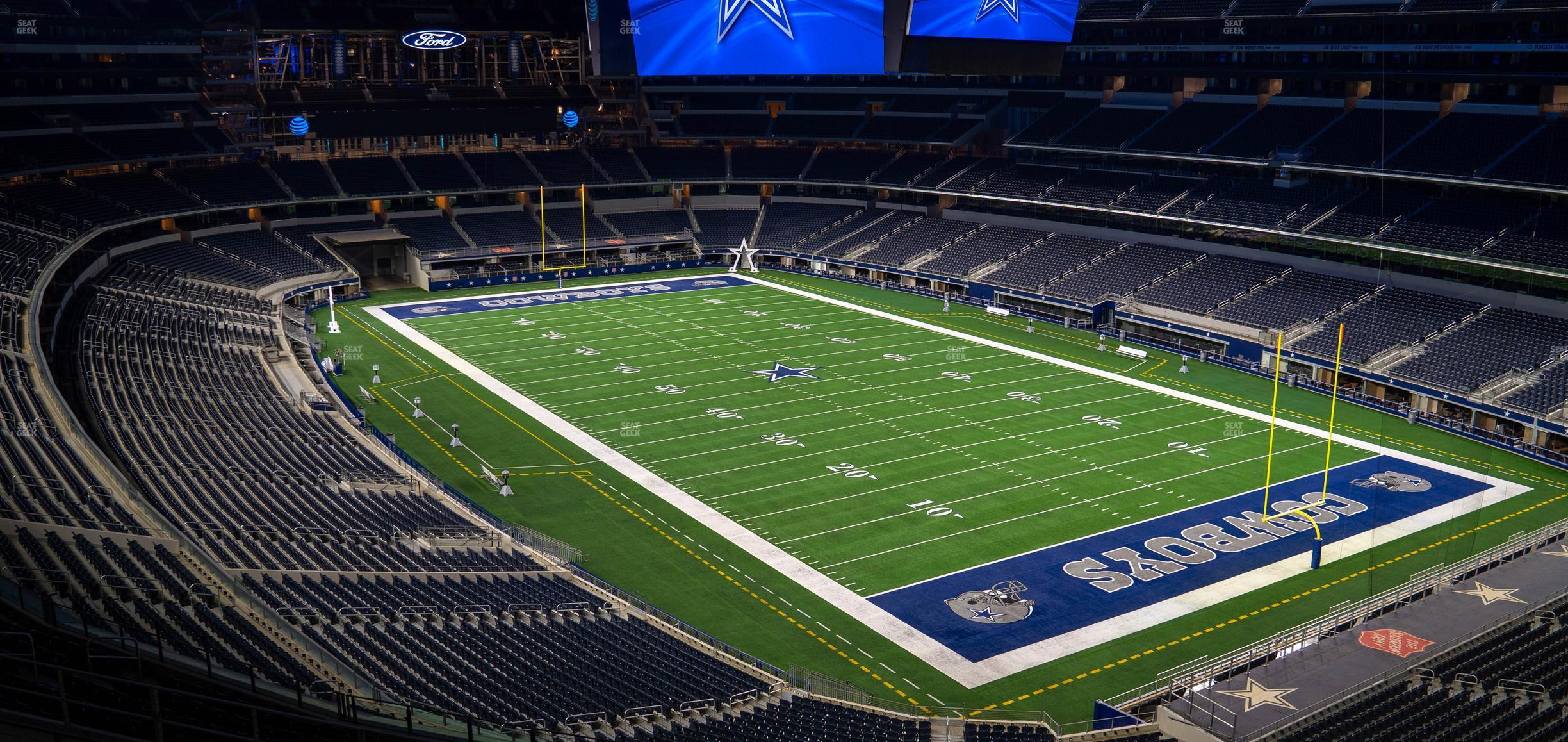 Seating view for AT&T Stadium Section Silver Suite 471