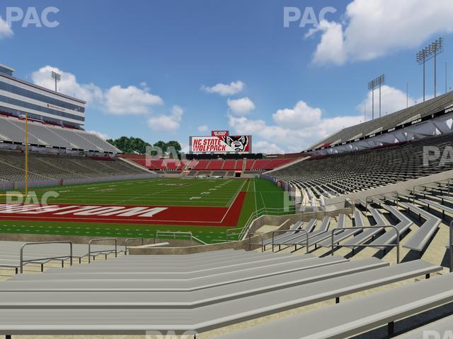 Seating view for Carter-Finley Stadium Section 112