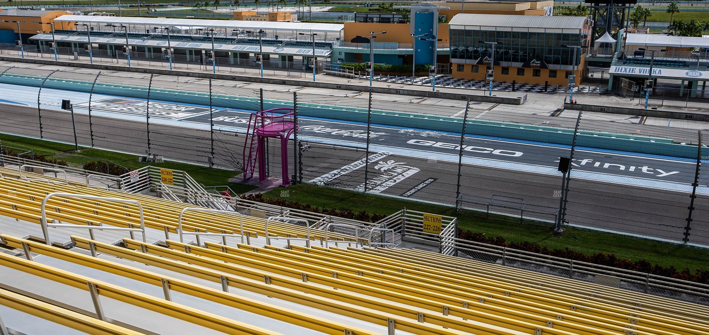 Seating view for Homestead-Miami Speedway Section 226