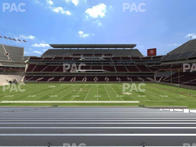 Seating view for Kyle Field Section 125