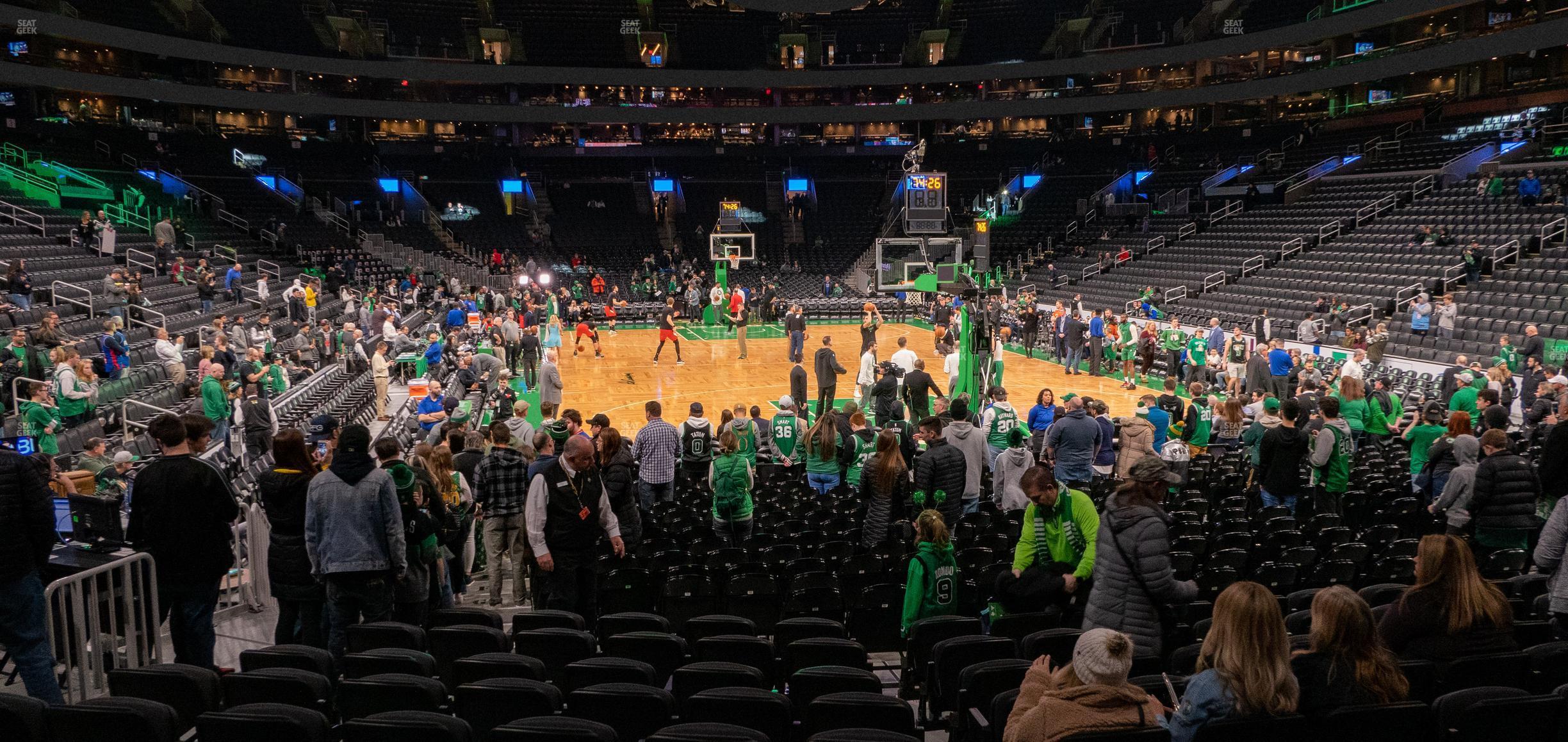 Seating view for TD Garden Section Loge 18