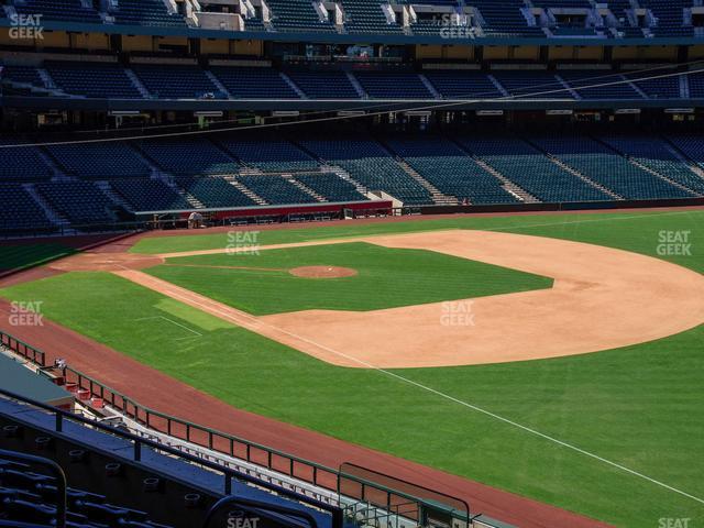 Seating view for Chase Field Section 202