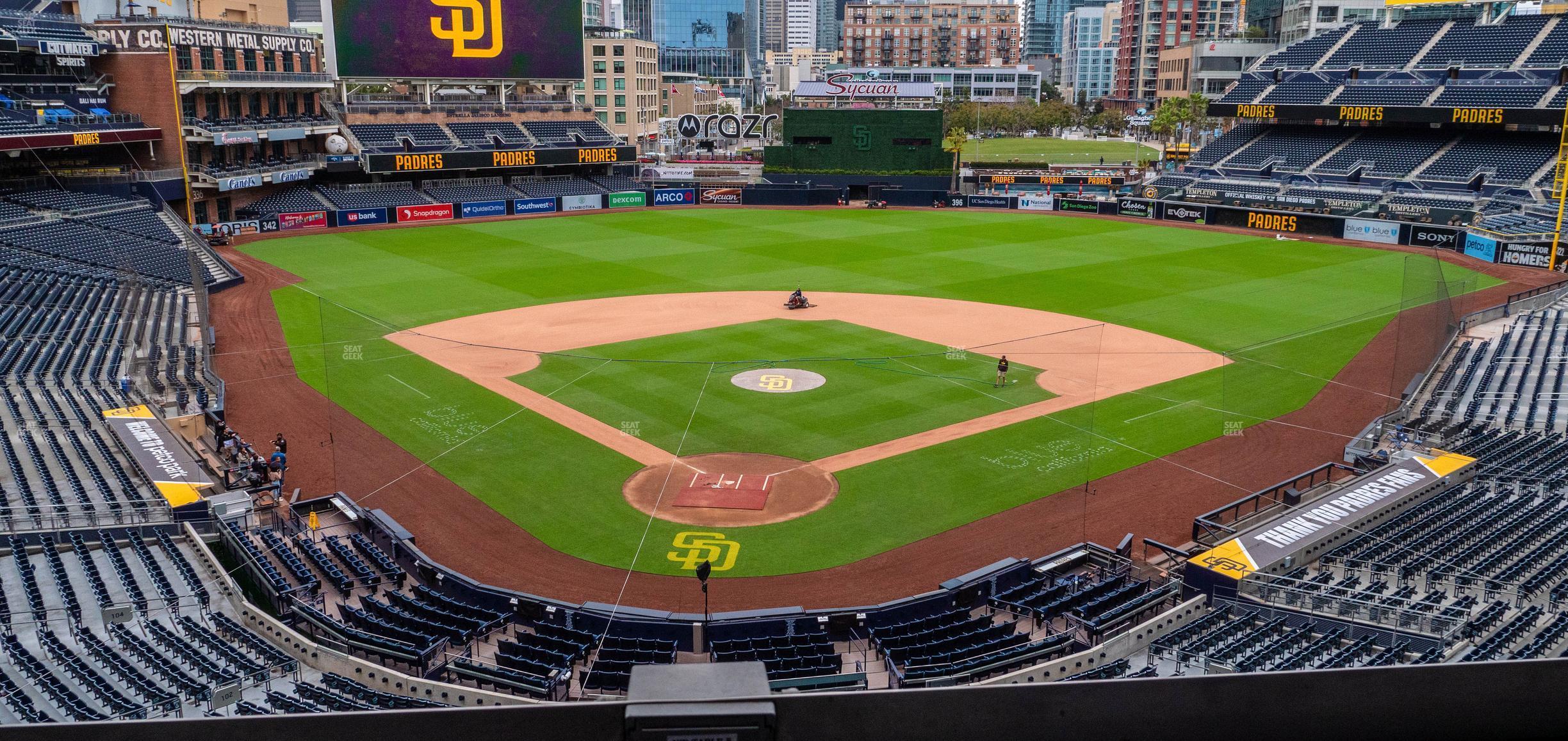 Seating view for Petco Park Section Terrace Vip Tables 5