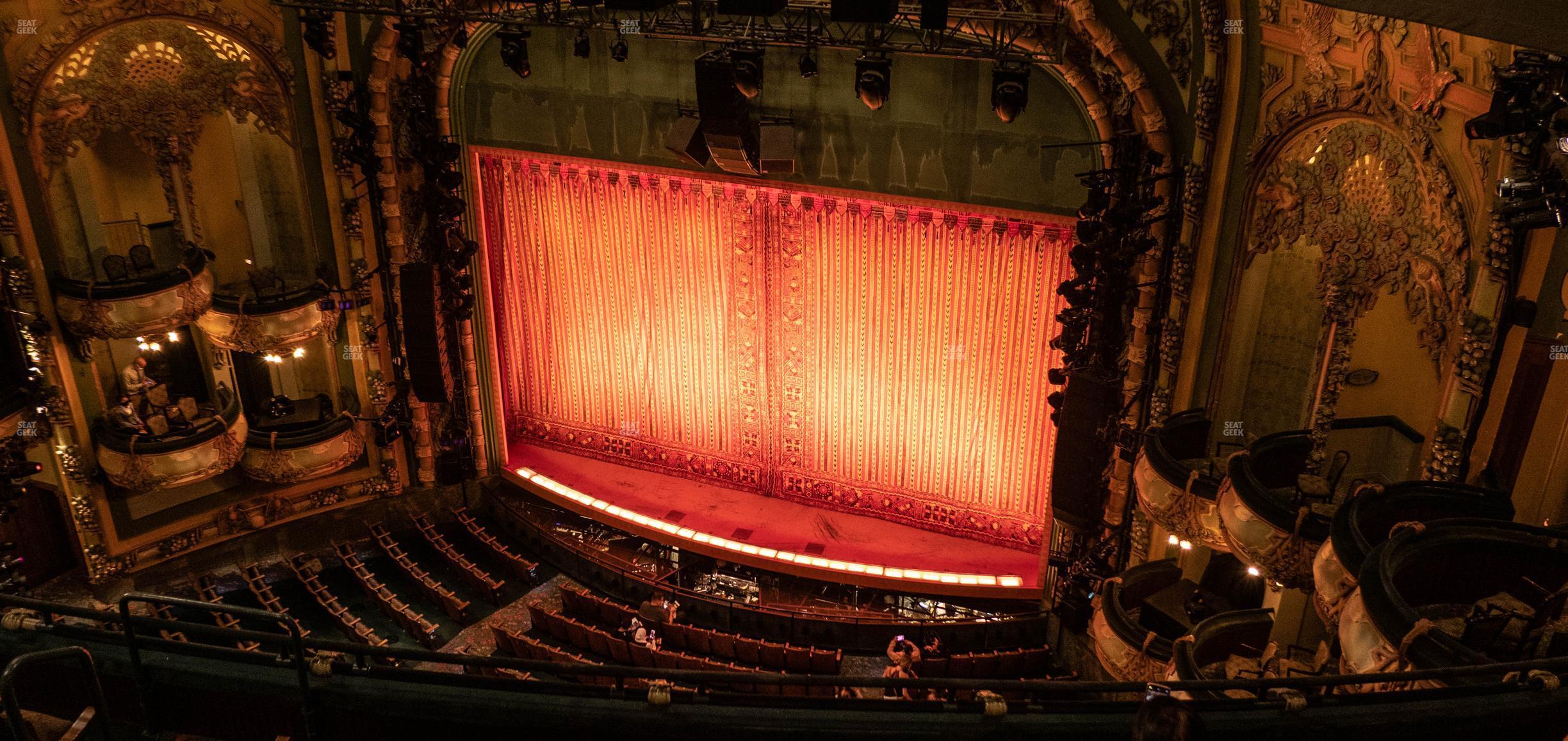 Seating view for New Amsterdam Theatre Section Balcony Right