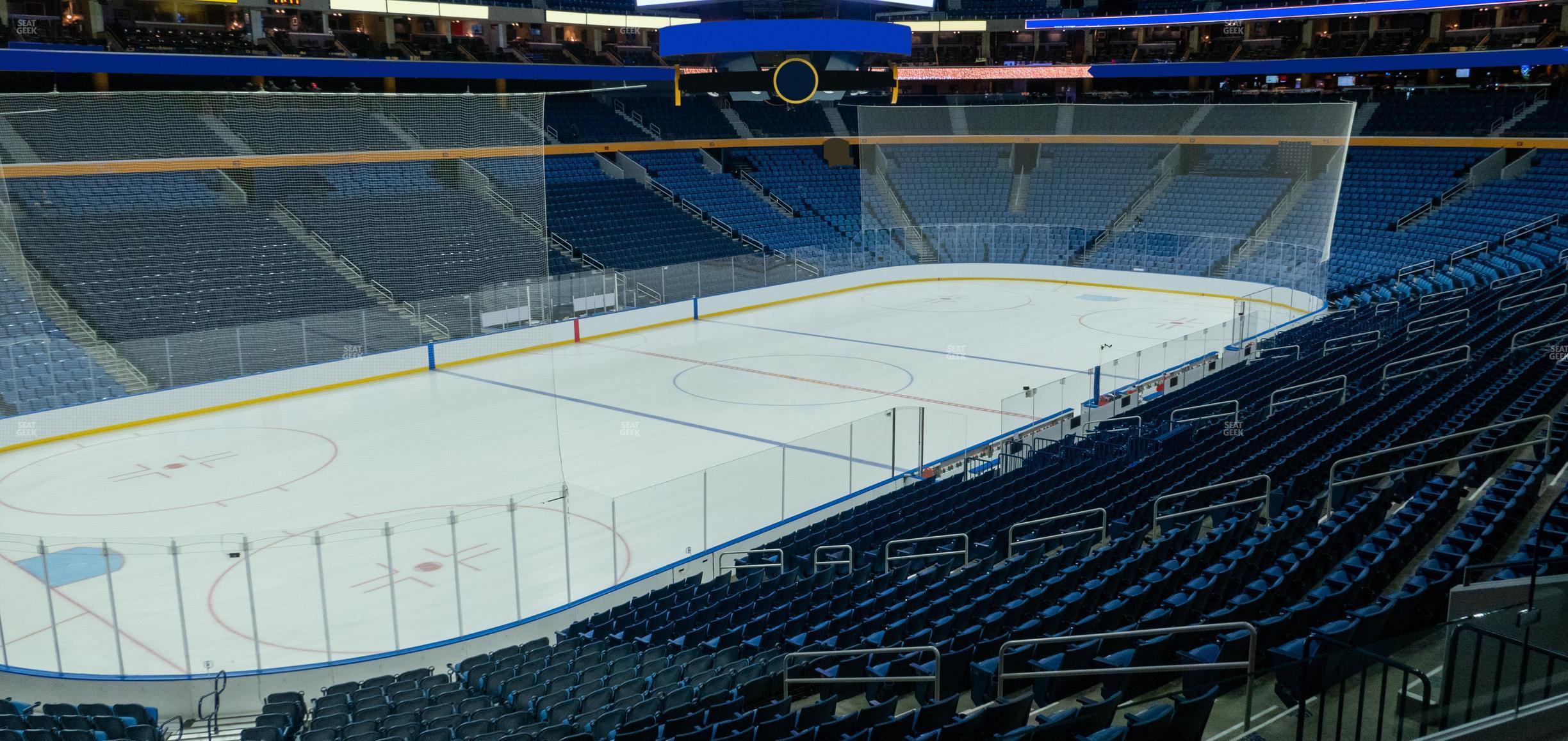 Seating view for KeyBank Center Section 211