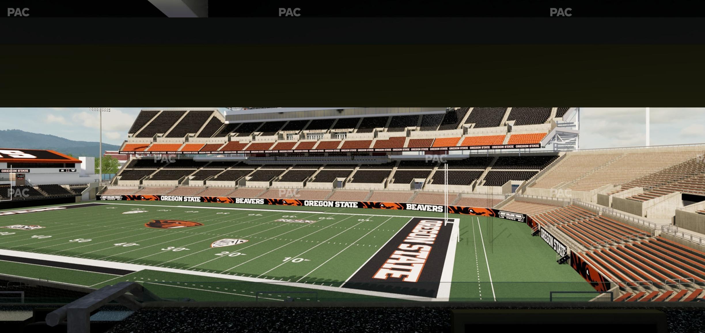 Seating view for Reser Stadium Section West Loge 9