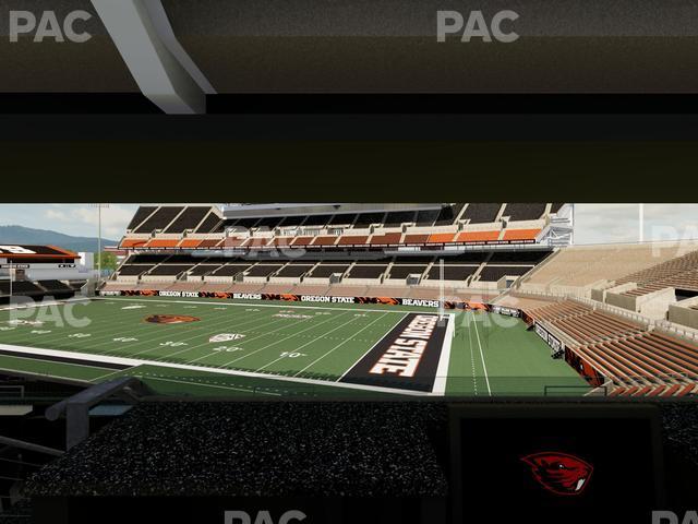 Seating view for Reser Stadium Section West Loge 9