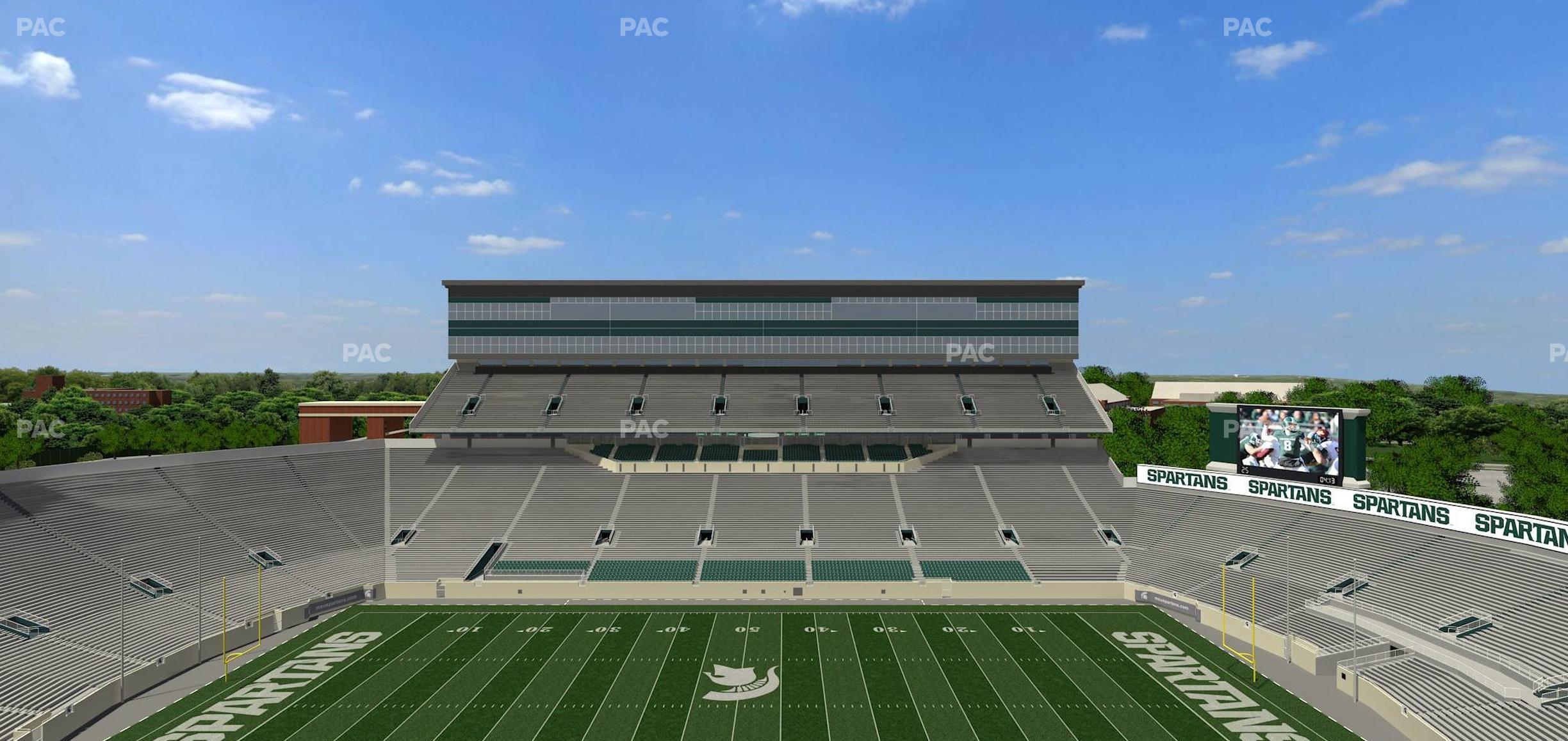 Seating view for Spartan Stadium (Michigan) Section 108