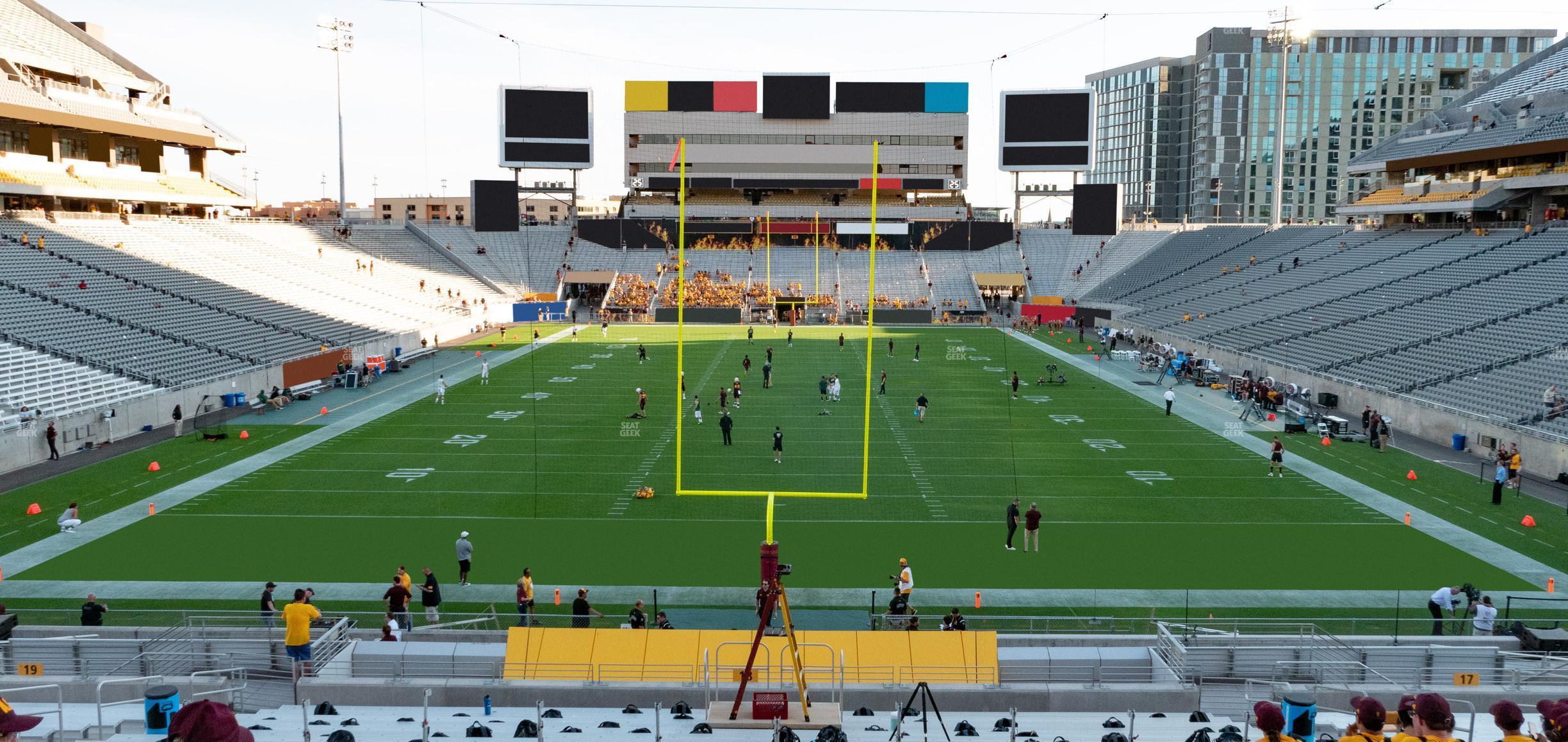 Seating view for Mountain America Stadium Section 18