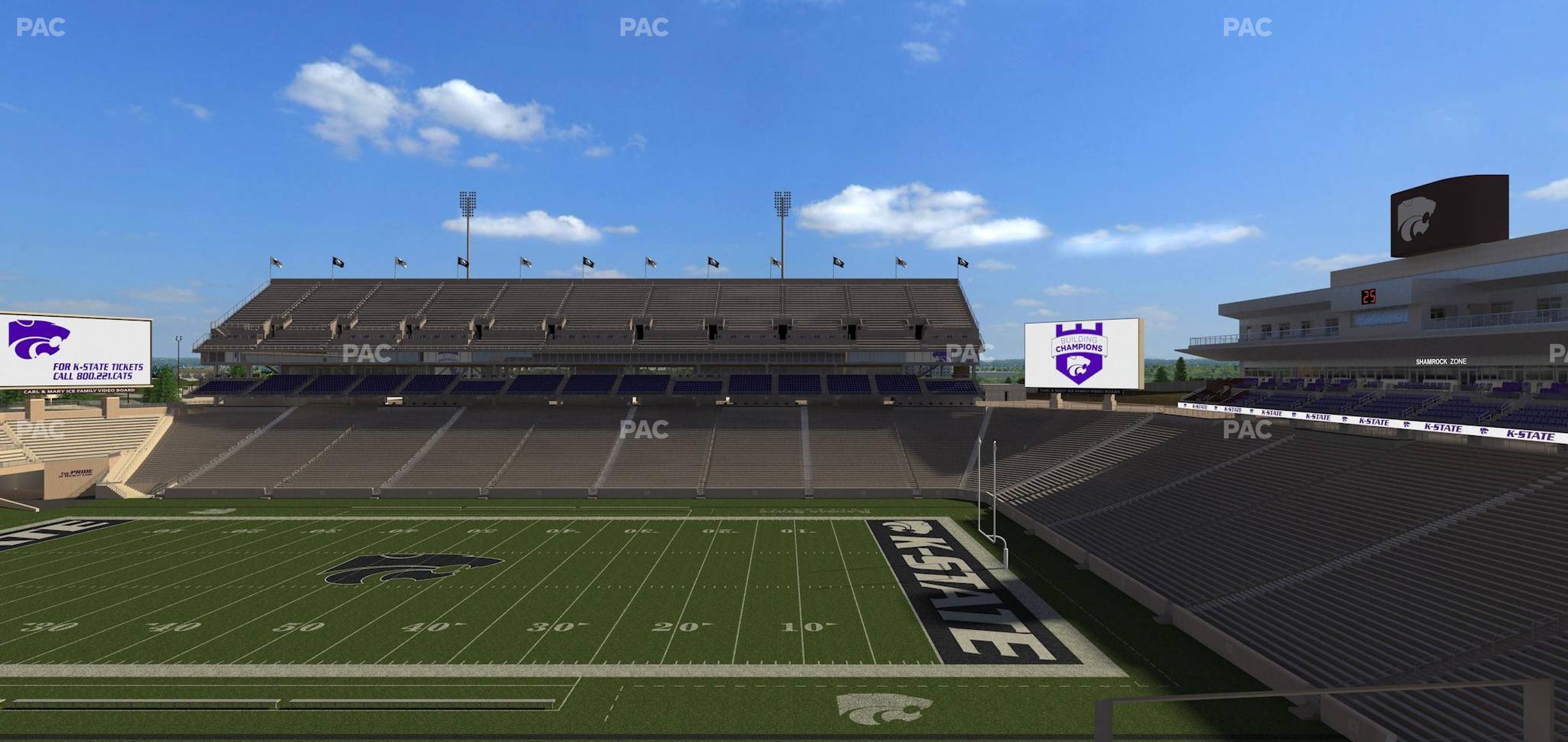 Seating view for Bill Snyder Family Stadium Section 210