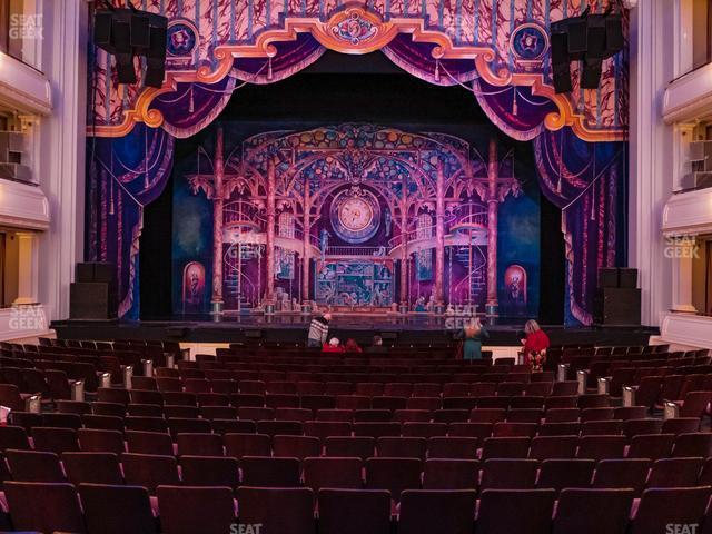 Seating view for Bass Performance Hall Section Orchestra Center