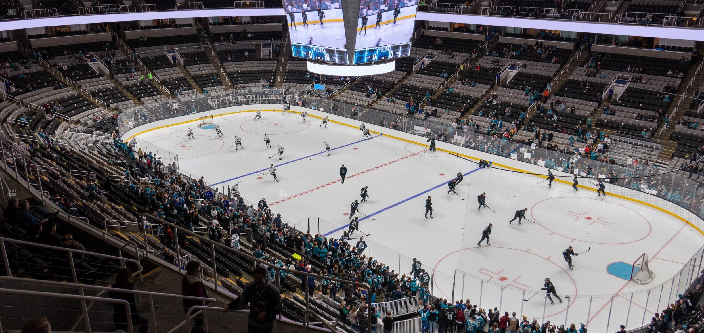 Seating view for SAP Center at San Jose Section 225