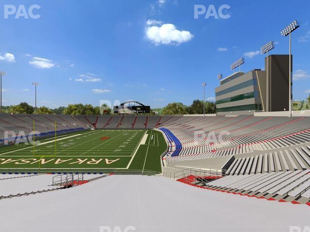 Seating view for War Memorial Stadium (Little Rock) Section 34