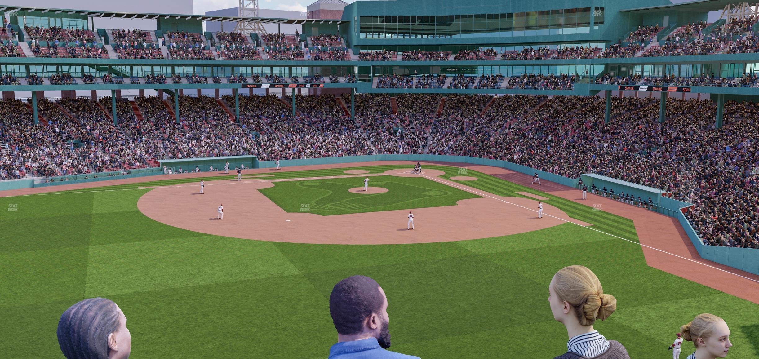 Seating view for Fenway Park Section Green Monster 7