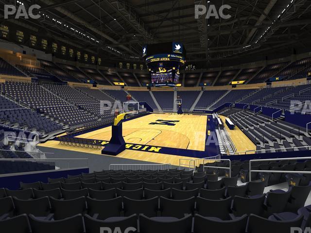 Seating view for Crisler Center Section 130