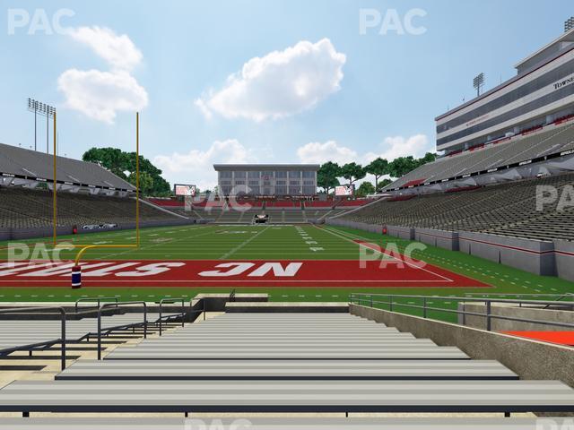 Seating view for Carter-Finley Stadium Section 122