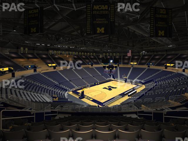 Seating view for Crisler Center Section 228