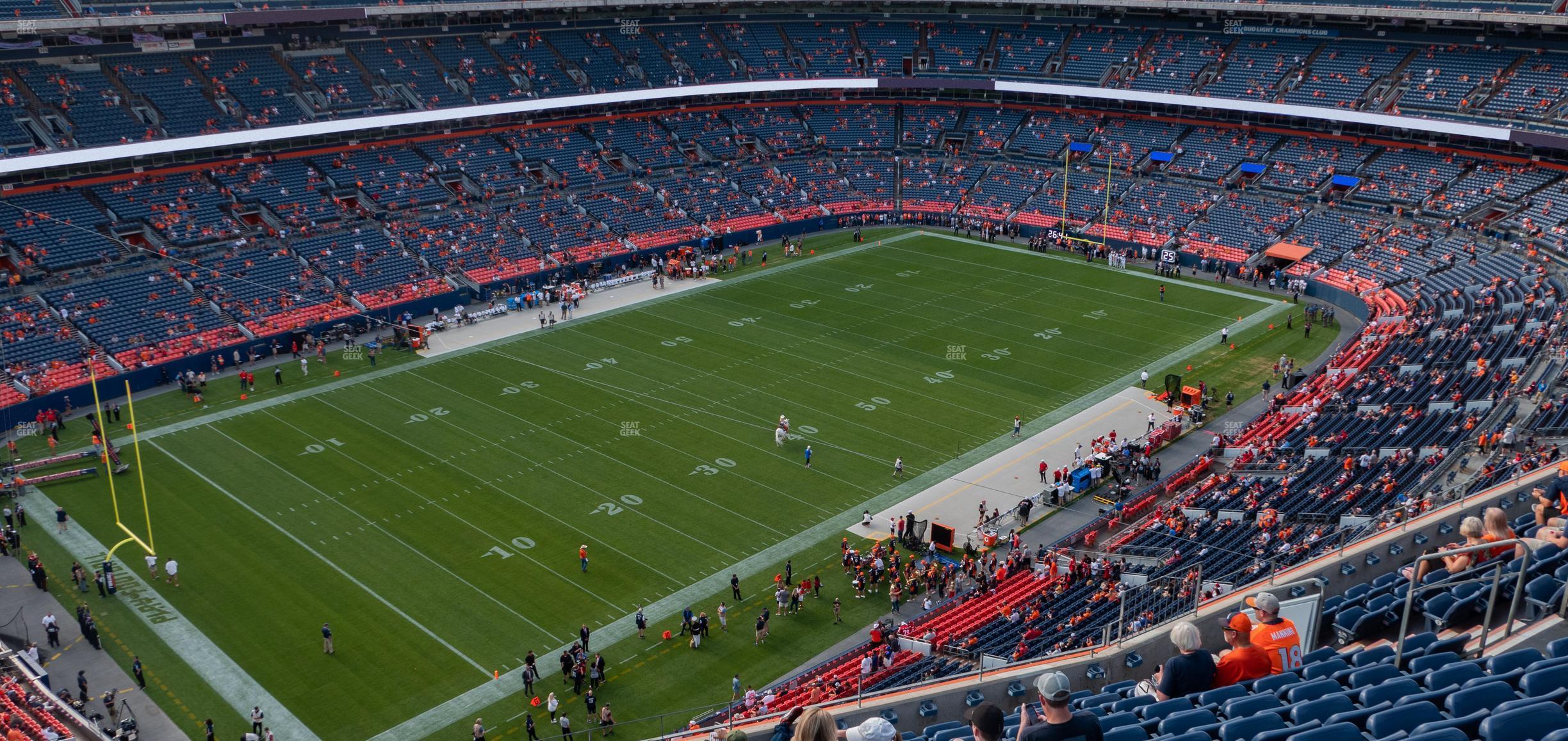 Seating view for Empower Field at Mile High Section 540