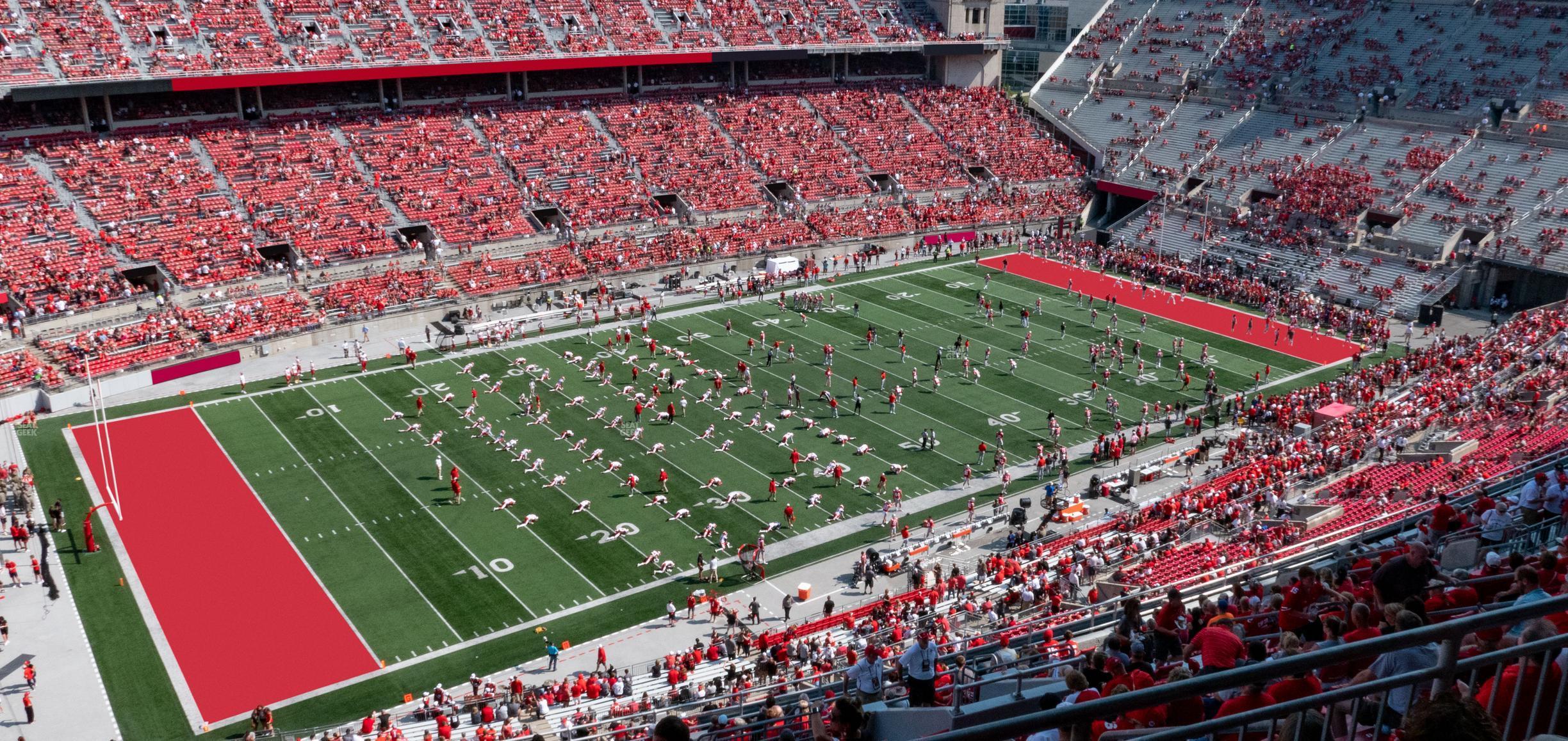 Seating view for Ohio Stadium Section 13 D