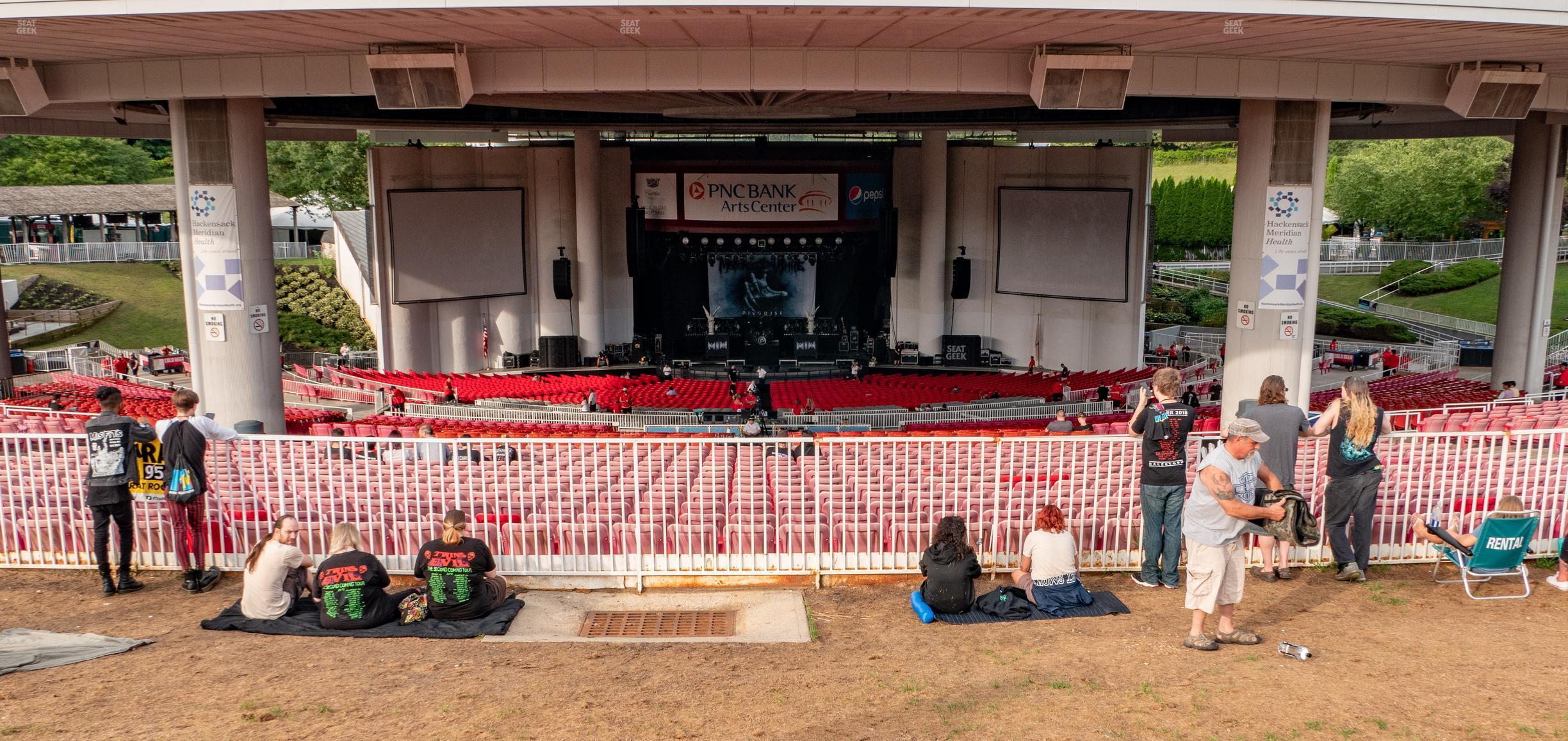 Seating view for PNC Bank Arts Center Section Ga Lawn