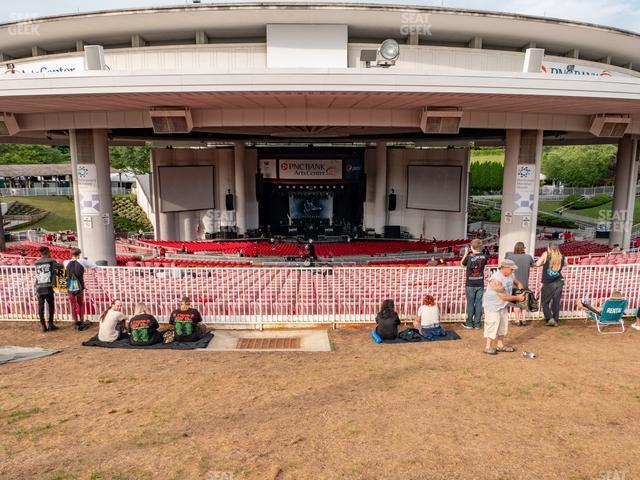 Seating view for PNC Bank Arts Center Section Ga Lawn