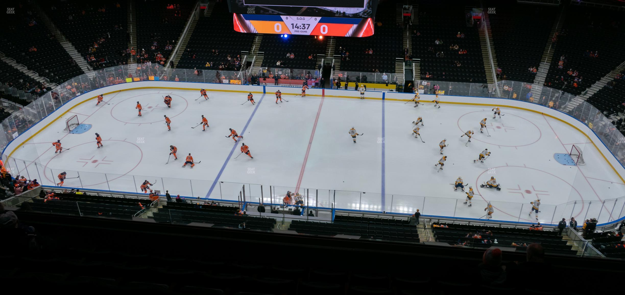 Seating view for Rogers Place Section 219