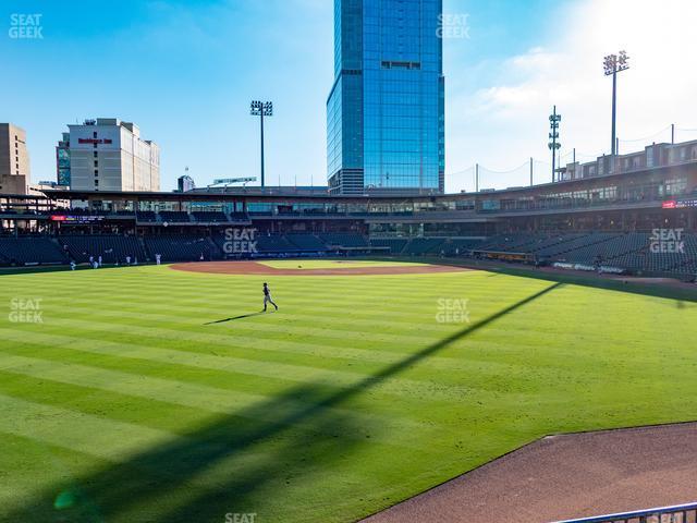 Seating view for Truist Field Section 124