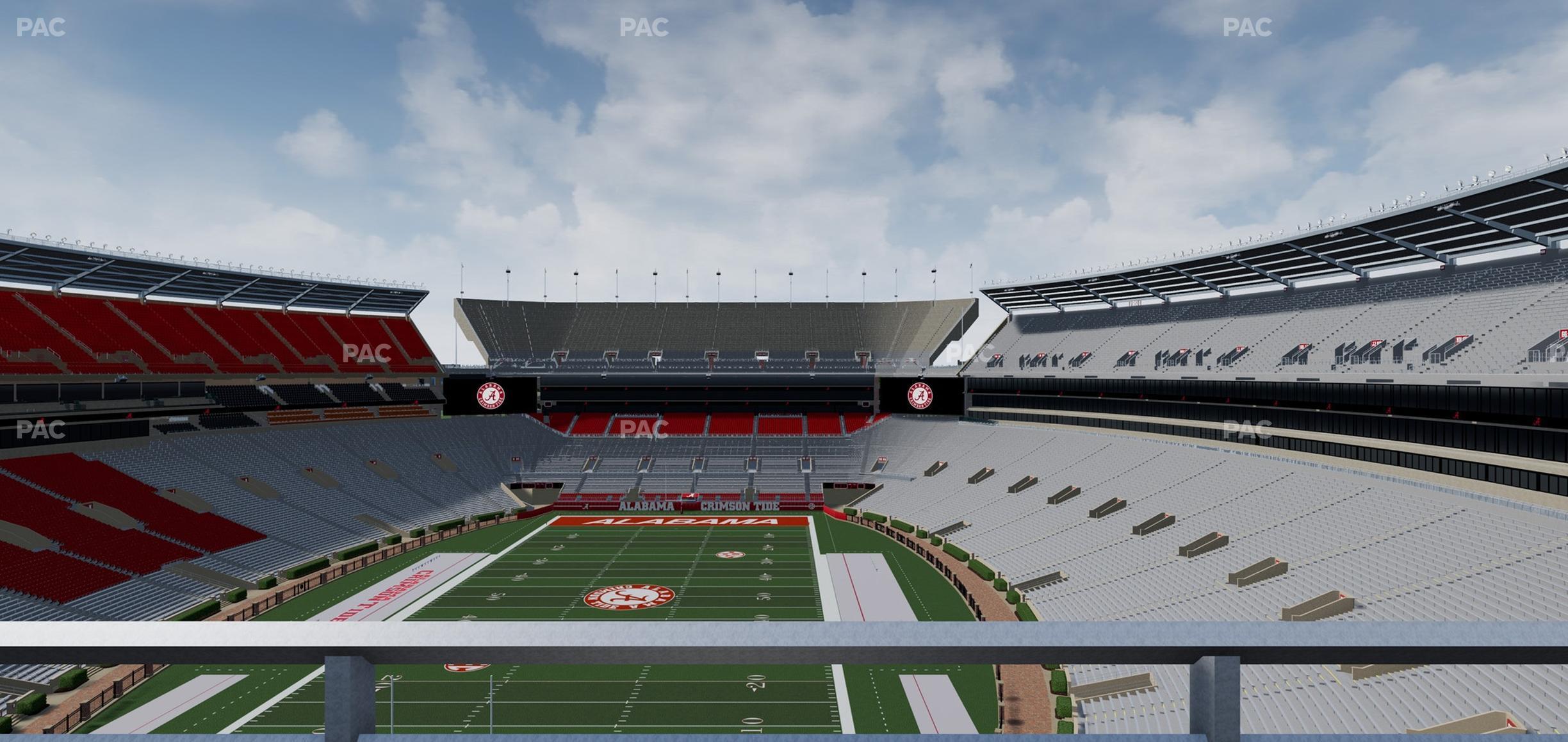 Seating view for Bryant Denny Stadium Section Ss 6