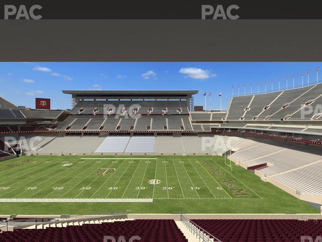 Seating view for Kyle Field Section Legacy Club 5