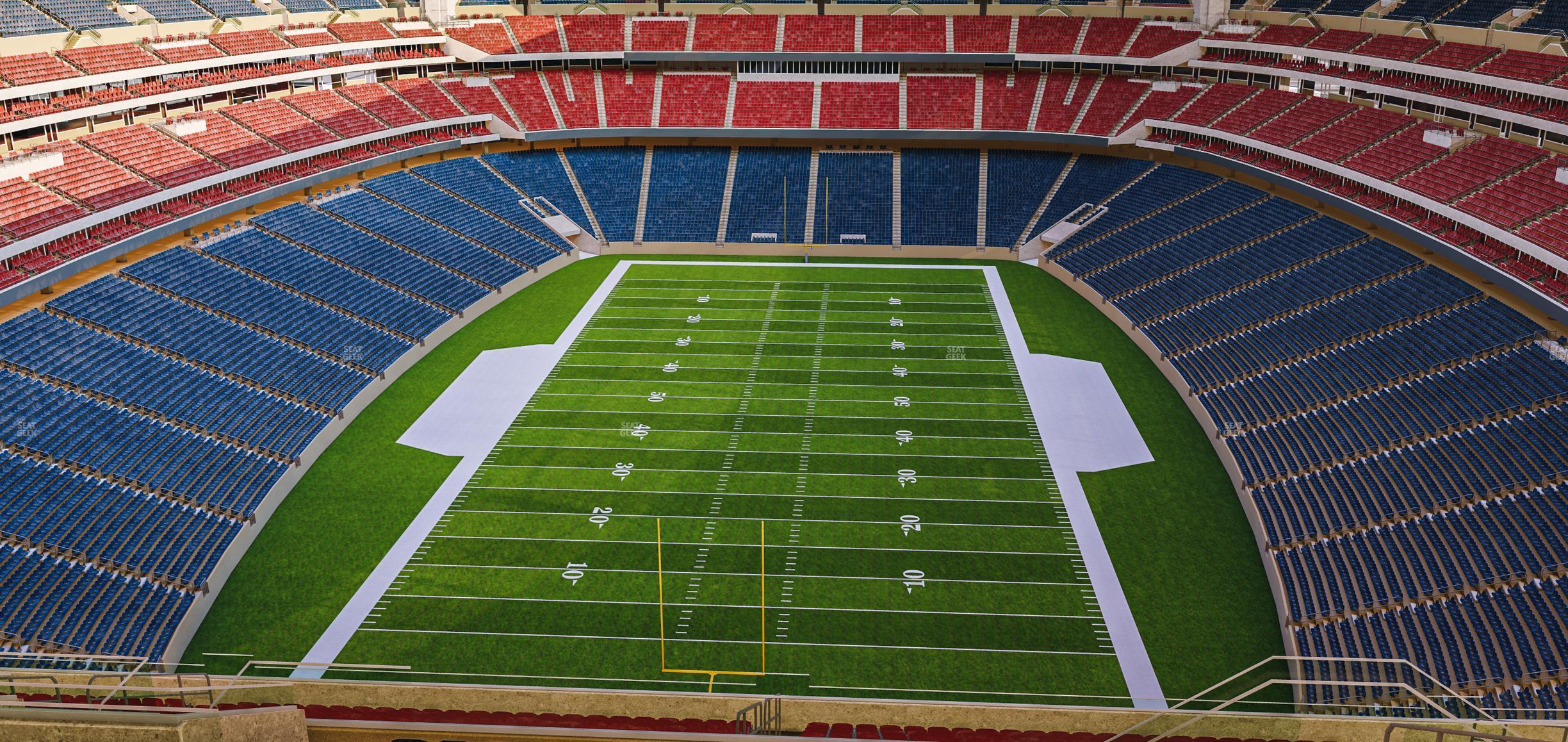 Seating view for NRG Stadium Section 747