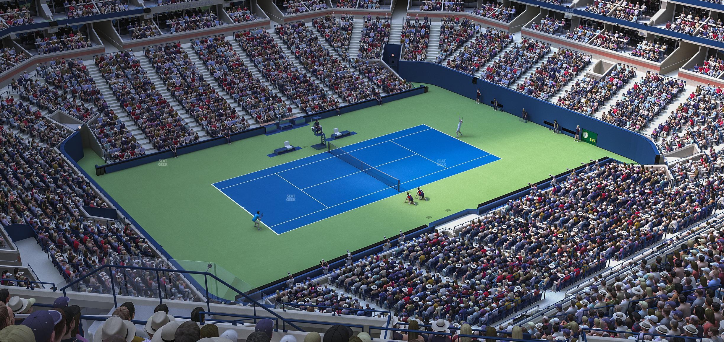 Seating view for Arthur Ashe Stadium Section 307