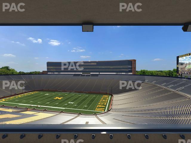 Seating view for Michigan Stadium Section 417