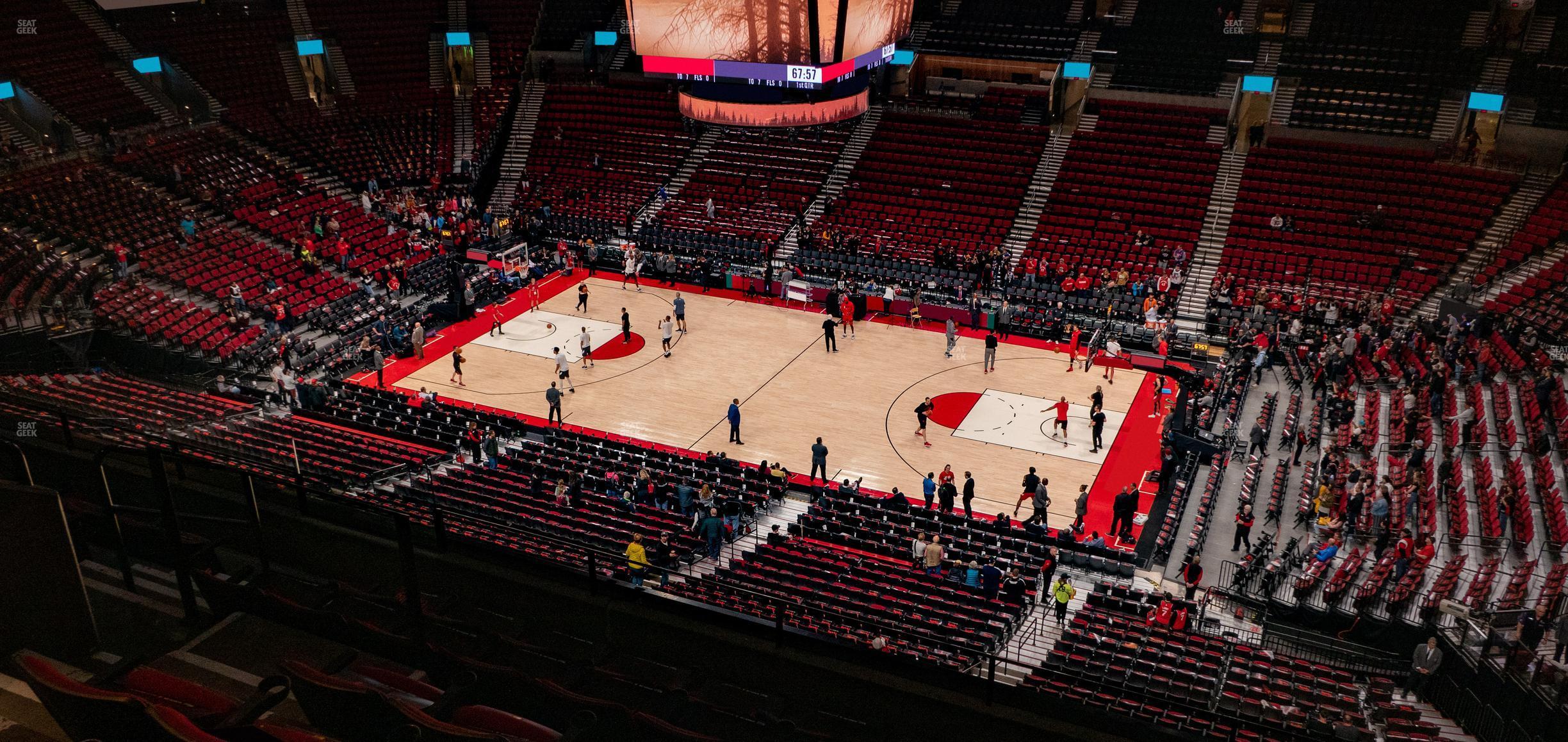 Seating view for Moda Center Section 316