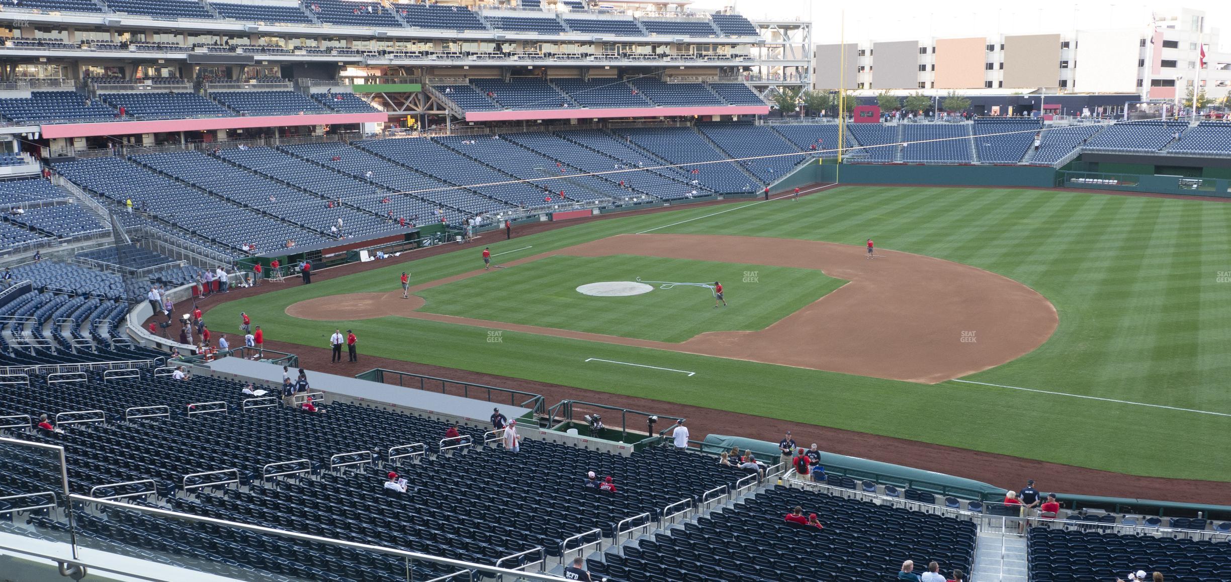 Seating view for Nationals Park Section Fis Champions Club 221