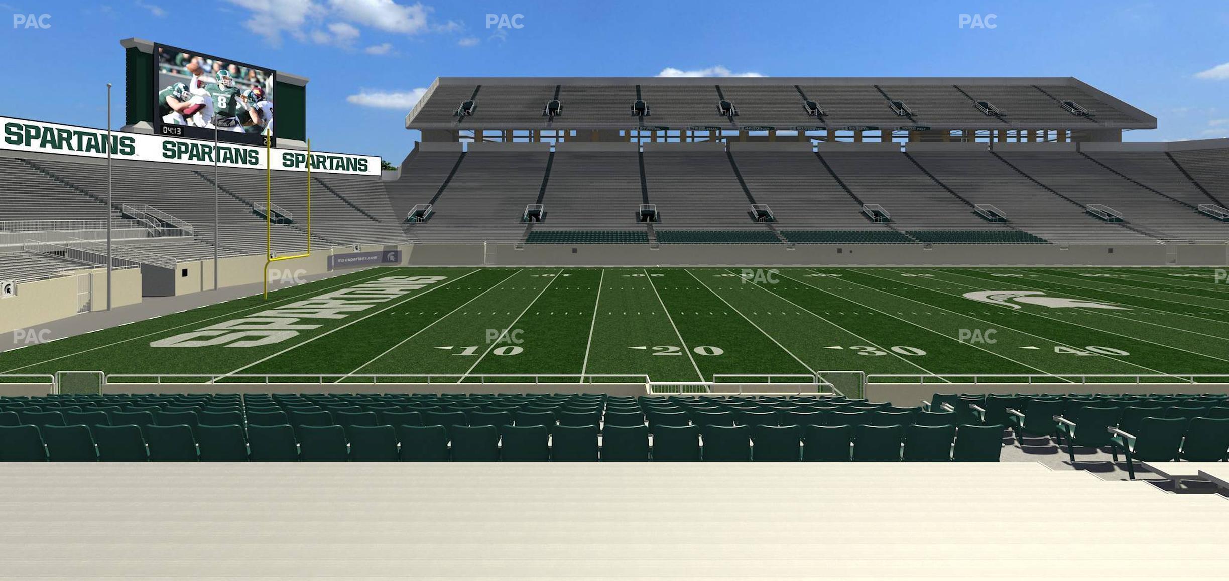 Seating view for Spartan Stadium (Michigan) Section 25