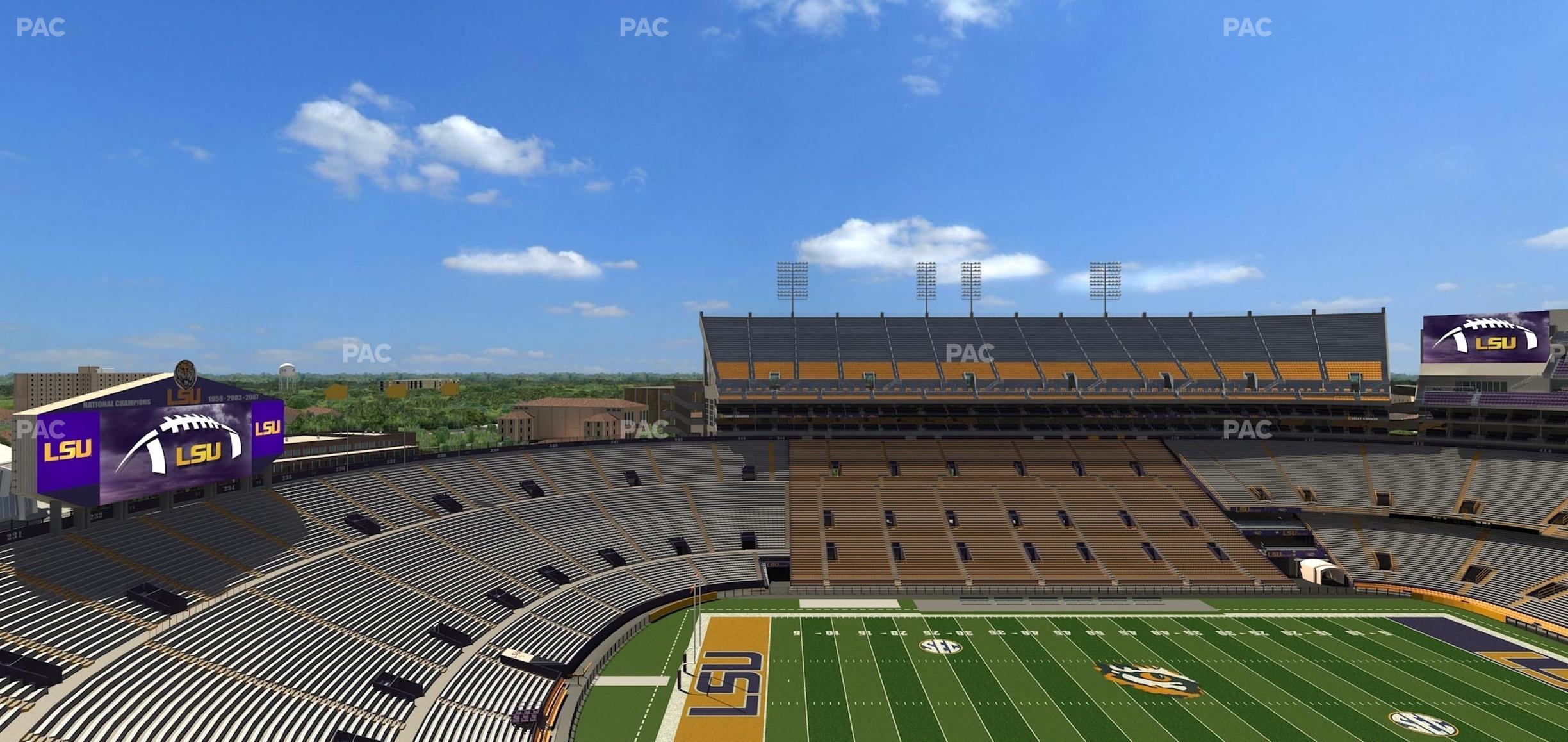 Seating view for Tiger Stadium Section 519