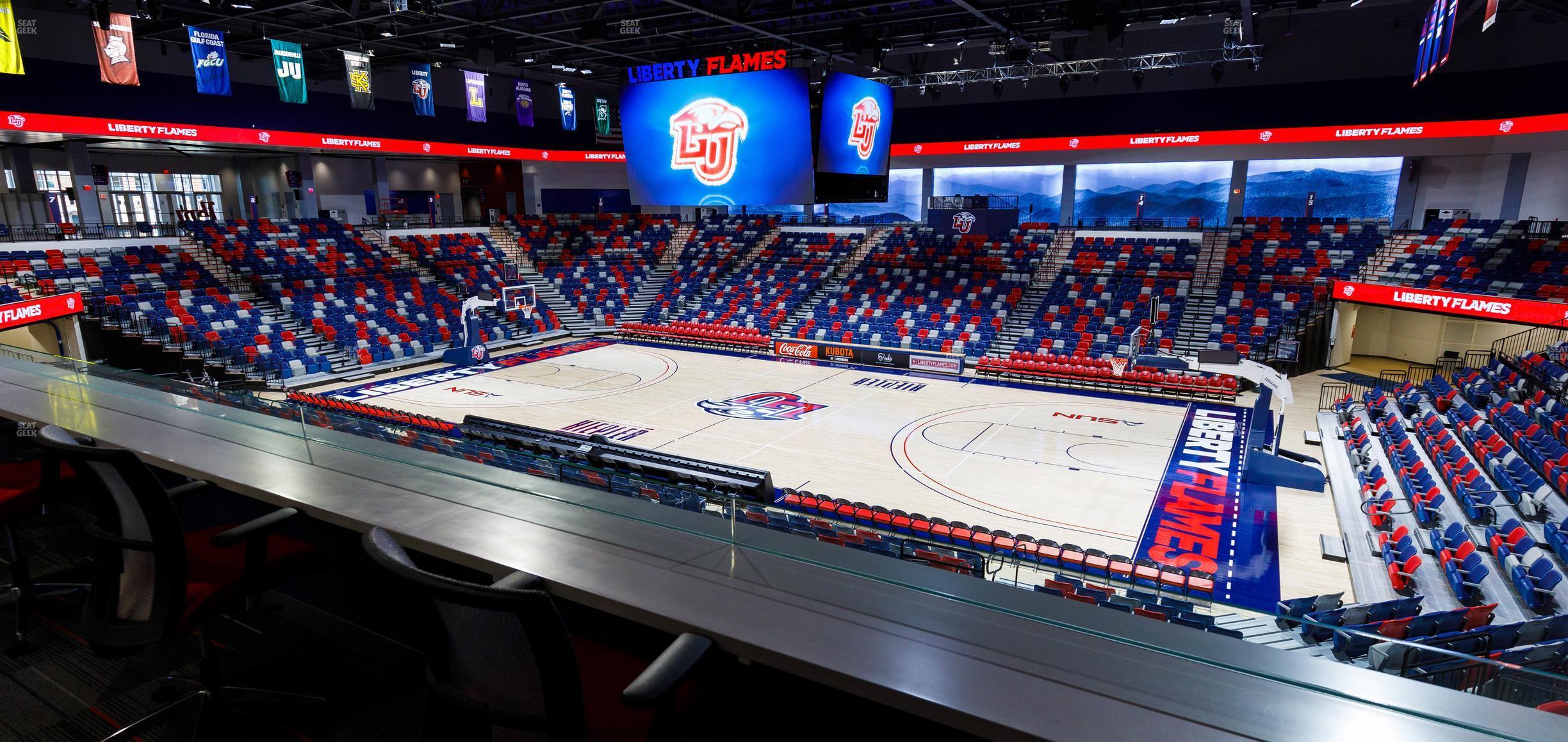 Seating view for Liberty Arena Section Loge Box 2