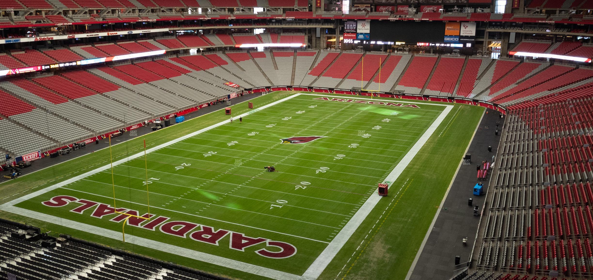 Seating view for State Farm Stadium Section Ring Of Honor Wc 455